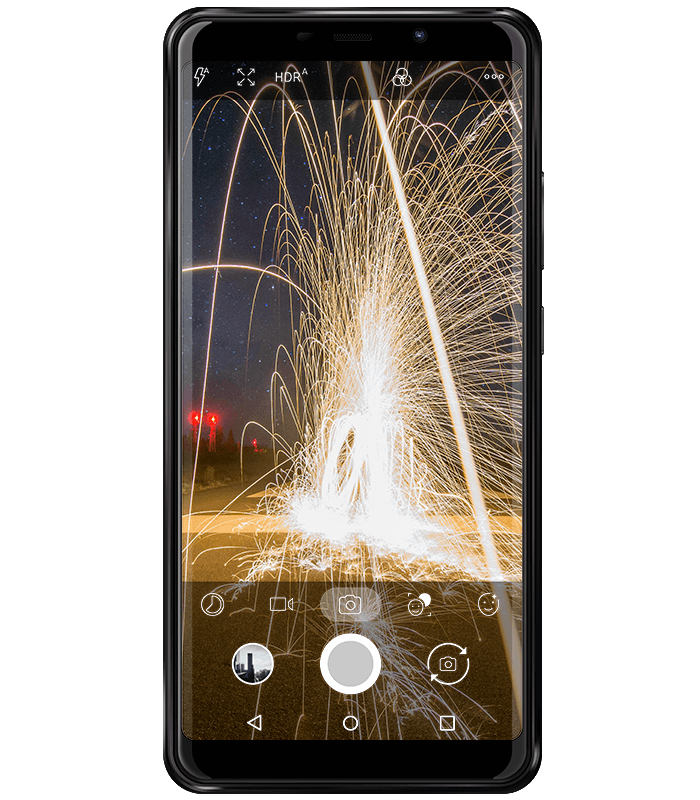 A selfie portrait of a smooth blur effect on View Max